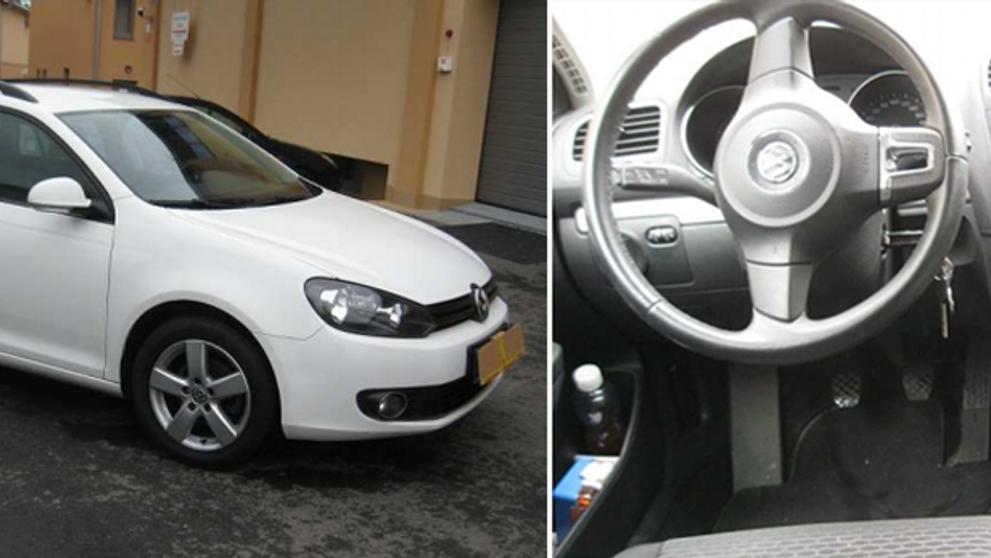 Dražba zabaveného majetku - VW Golf Variant