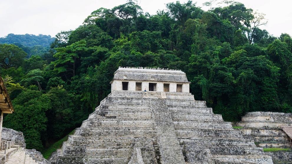 Mayský chrám v Palenque - 1