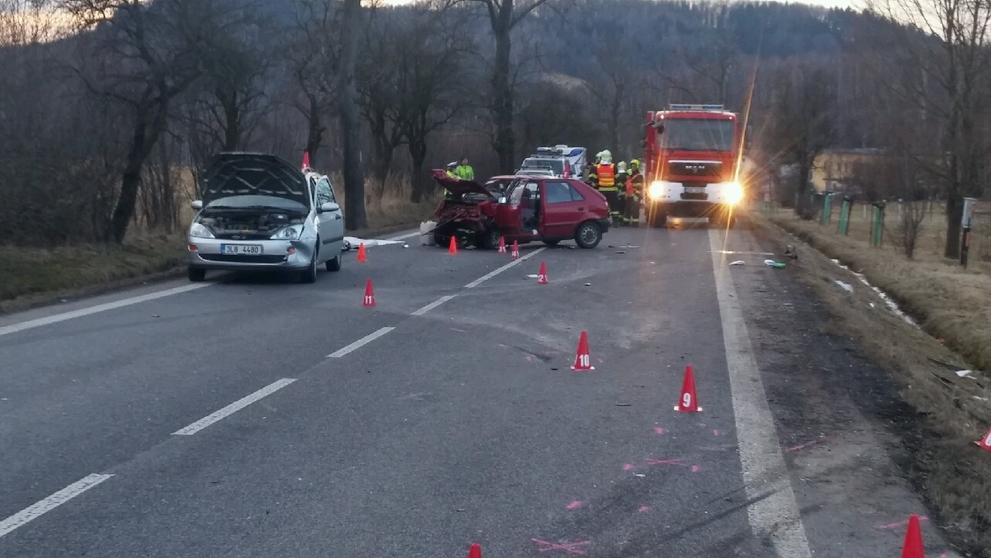 Tragická nehoda u České Kamenice