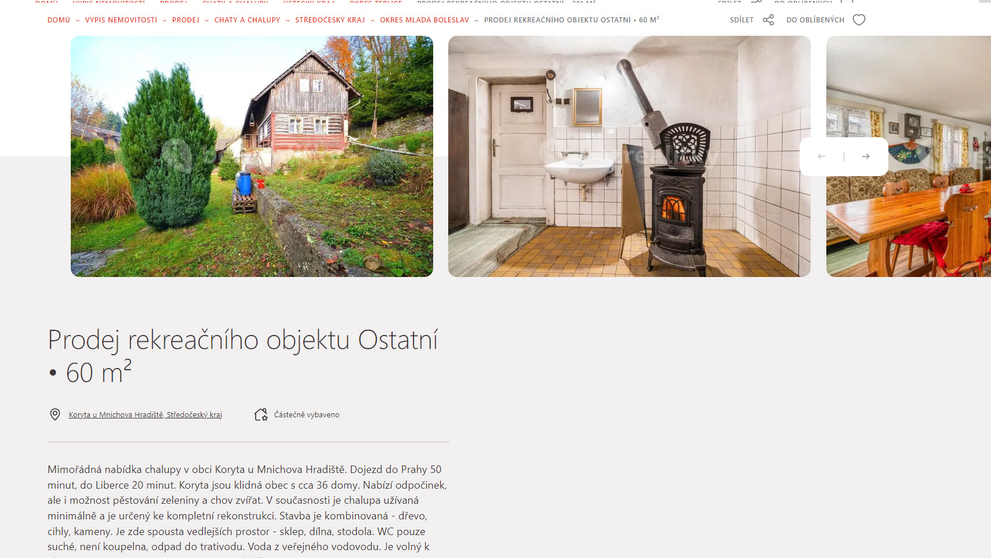 Nemovitost na prodej