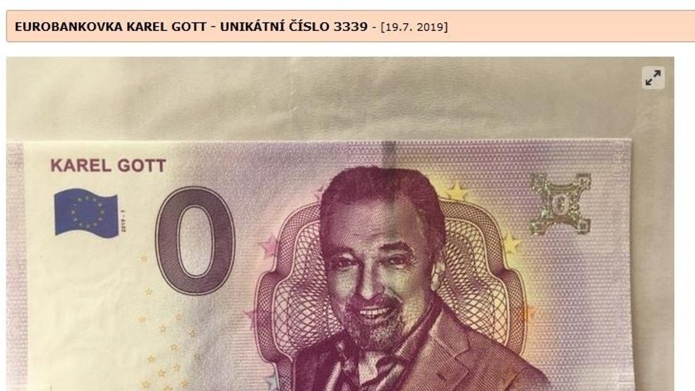 Bankovky s Karlem Gottem se prodávají za desítky tisíc - 4