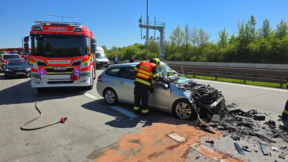 Nehoda na pražském okruhu