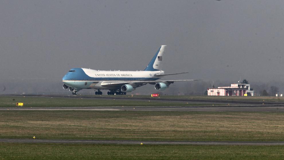 Air Force One v Praze
