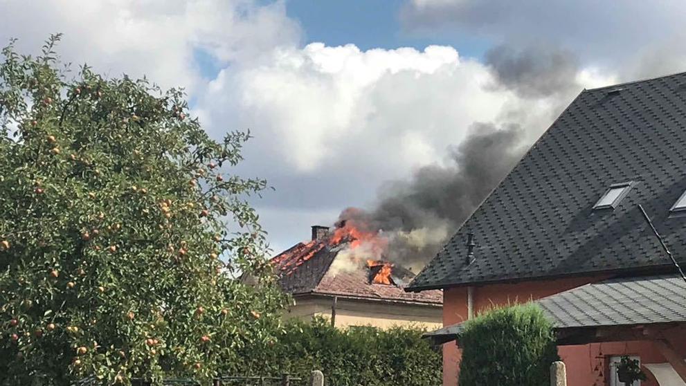 Požár domu v Doubravě u Mnichova Hradiště - 6