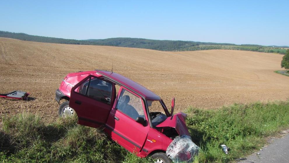 Čelní střet na Uherskohradišťsku