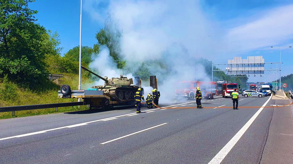 Tank na Pražském okruhu