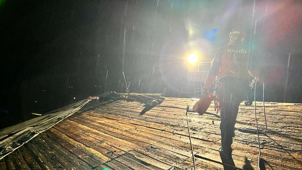 Zásahy moravskoslezských hasičů při bouřkách