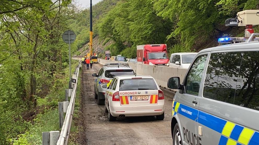 Nehoda motorkáře u Měchenic - 3