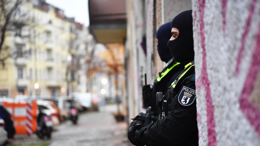 Zásah německé policie v Berlíně, 23. 11. 2023 (4)