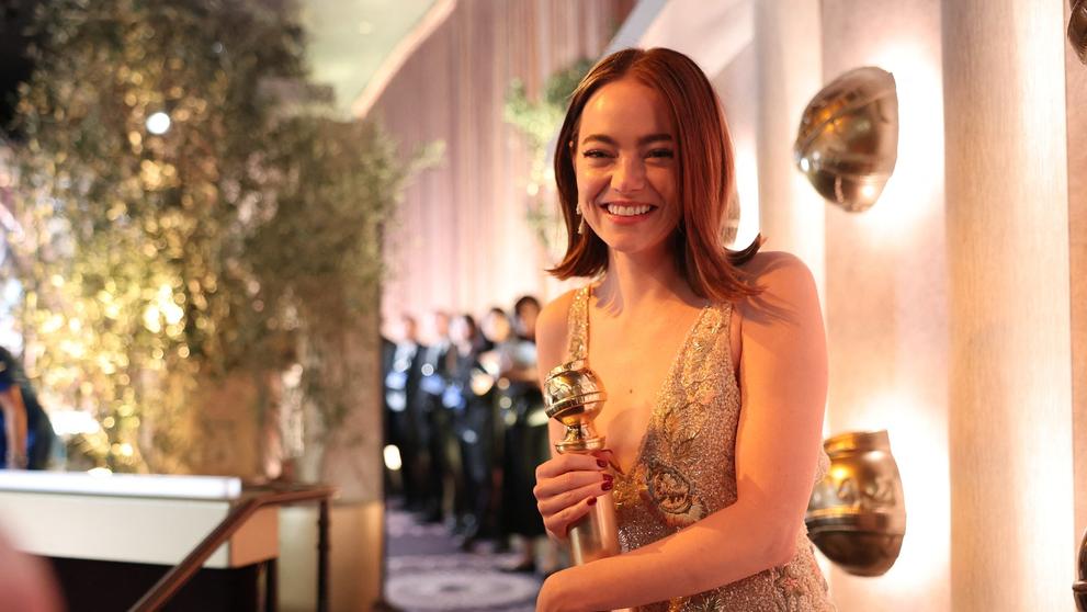 Emma Stoneová, 7. 1. 2024 Zlaté glóby