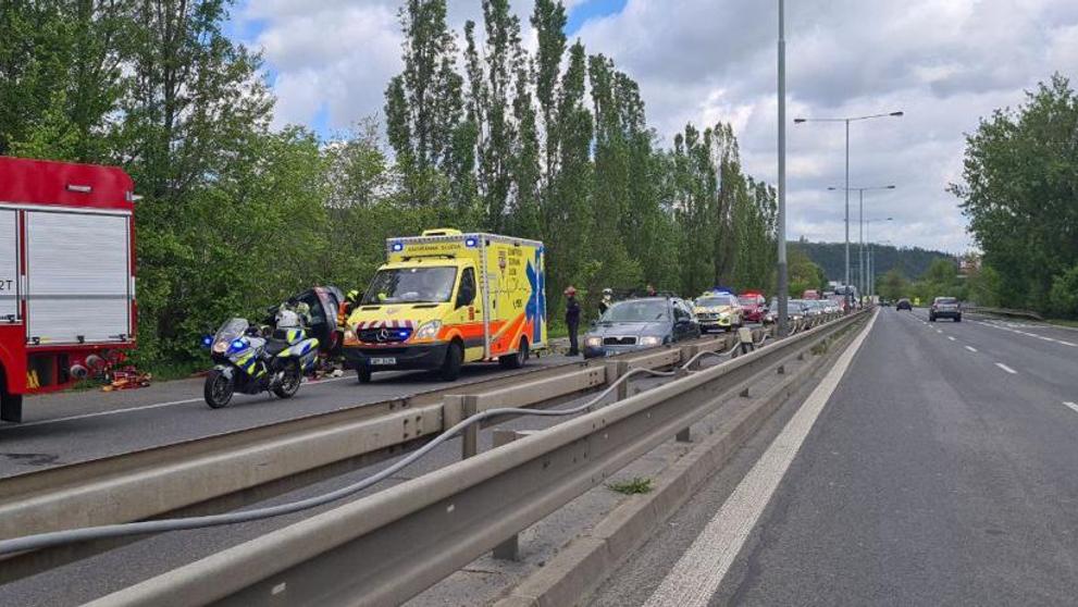 Tragická nehoda ve Strakonické ulici v Praze - 1