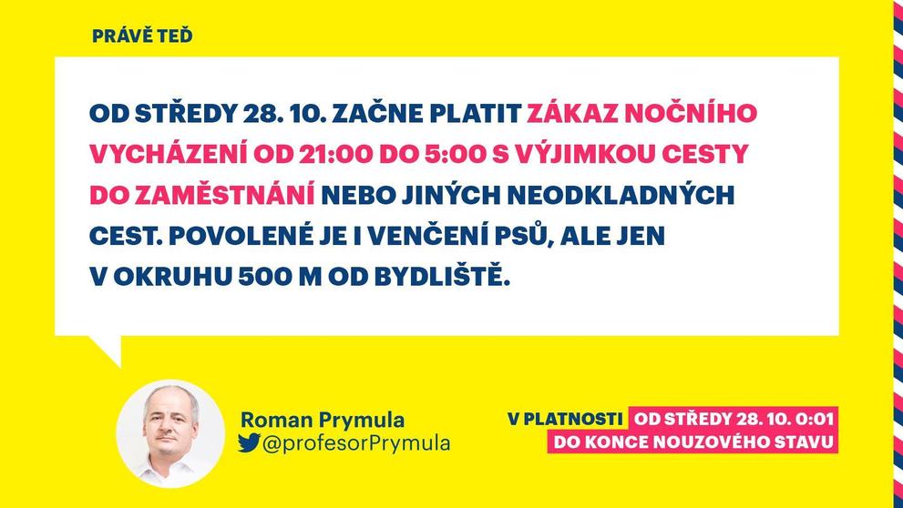 Nová opatření platná od 28. října - 11