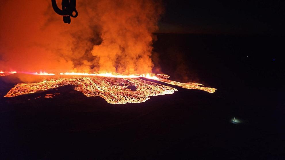 Další sopečná erupce, 14. 1. 2024 Reykjanes
