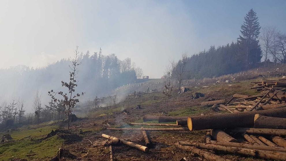Kvůli rozsáhlému požáru na Liberecku byl vyhlášen 4. stupeň požárního poplachu - 1