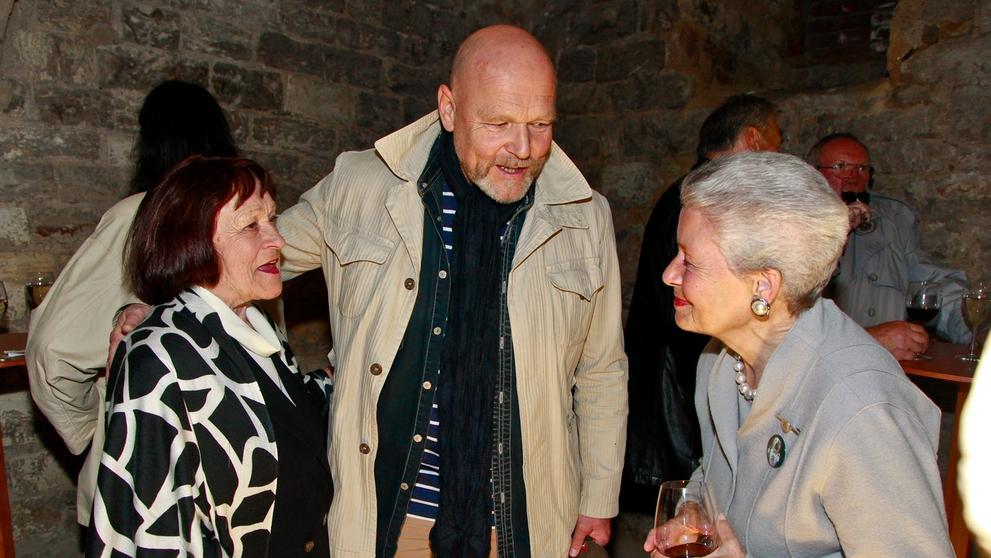 Marek Vašut a maminkou a Mathilda Nostitzová - 2013