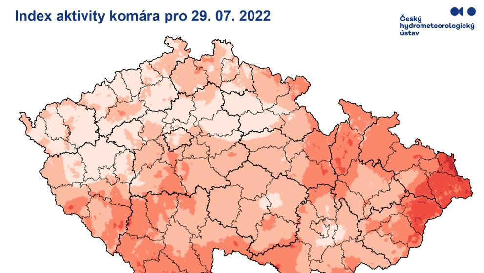 Aktivita komárů