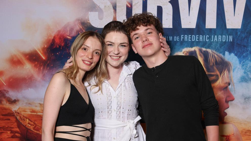 Lisa Delamar, Emilie Dequenne a Lucas Ebel, 18. 6. 2024 Premiéra filmu Survivre