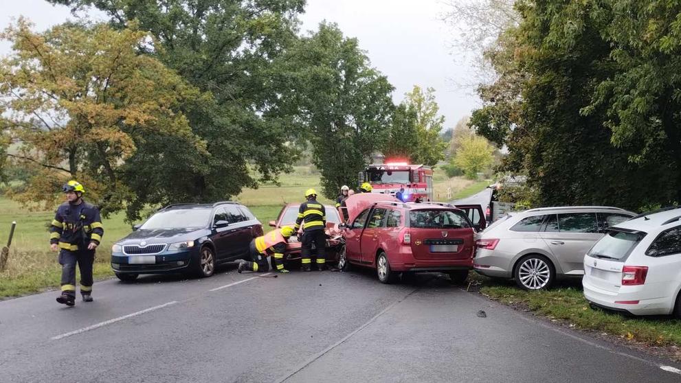 Nehoda u Staňkovic na Žatecku