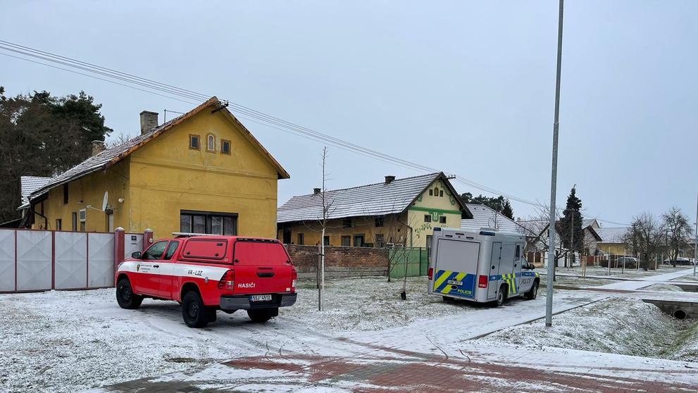 Požár domu na Nymbursku