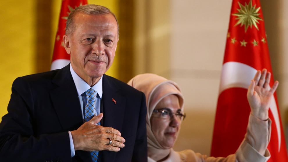 Prezident Recep Tayyip Erdogan a jeho žena Emine