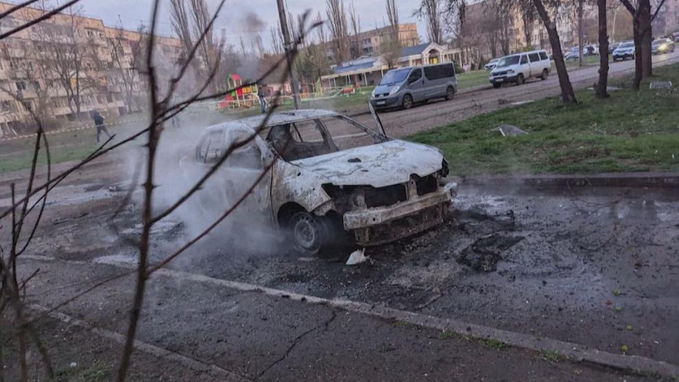 Ruský raketový útok na ukrajinské město Kryvyj Rih