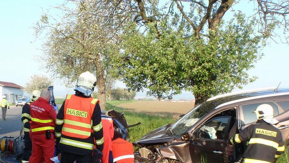 Vážná dopravní nehoda u Kroměříže