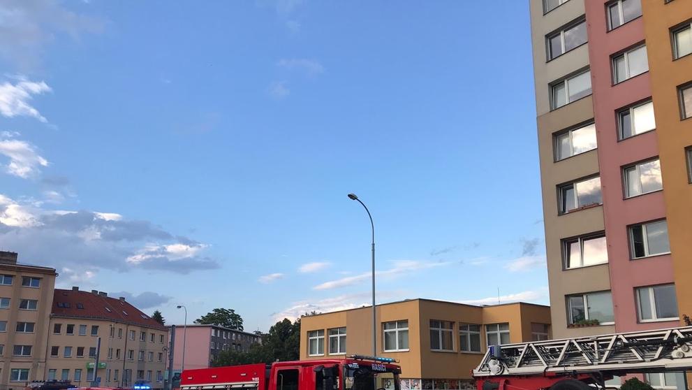 Požár bytu na Žižkově - 2