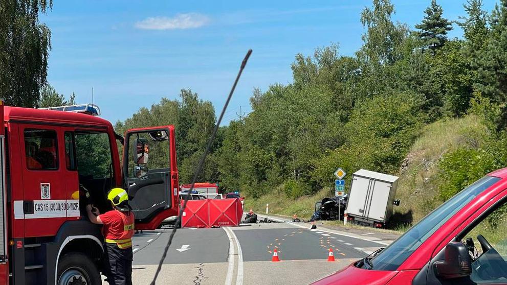 Dopravní nehoda u Votic (1)