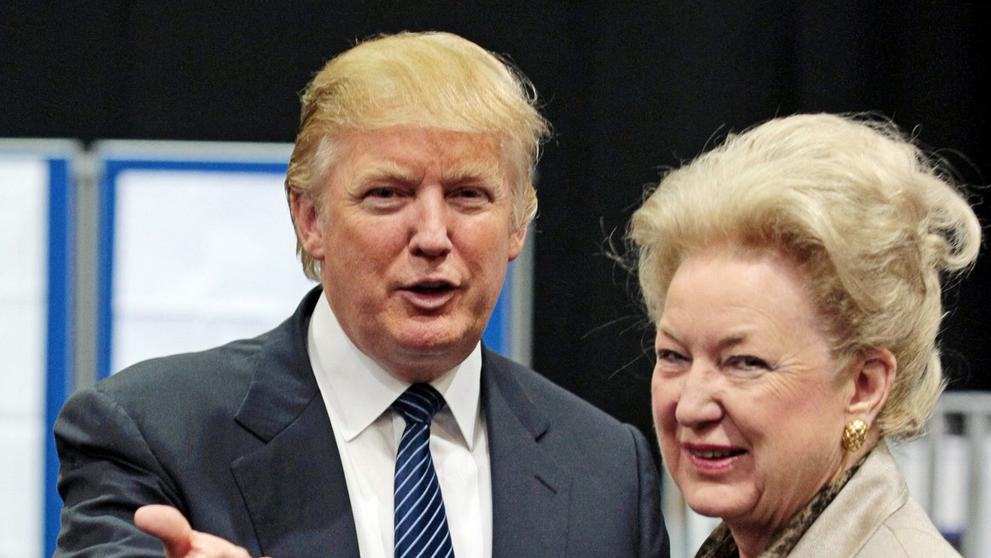 Donald Trump a jeho sestra Maryanne Trump Barryová (1)