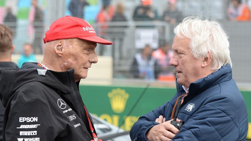 Niki Lauda a Charlier Whiting
