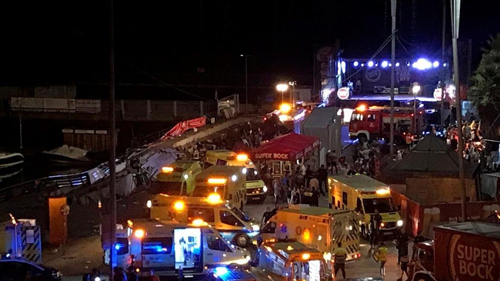 Na hudební akci ve Španělsku se propadlo pod fanoušky dřevěné molo - 3