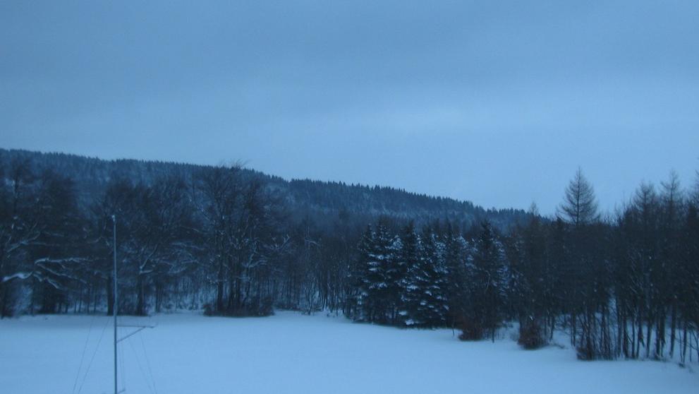 Sníh na horách - Měděnec