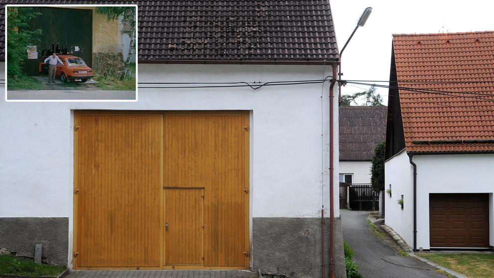 Křečovice - srovnání tehdy a dnes - 8