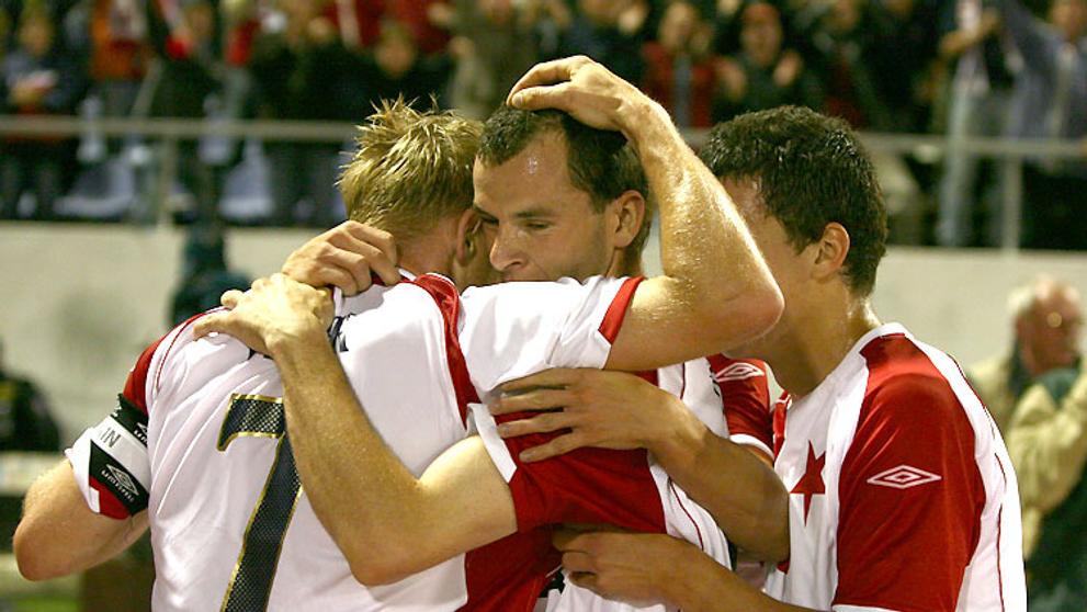 V předkole Ligy mistrů proti Ajaxu Amsterdam se fotbalisté Slavie radovali. Budou spokojeni i zítra večer po duelu se Stauou Bukurešť?
