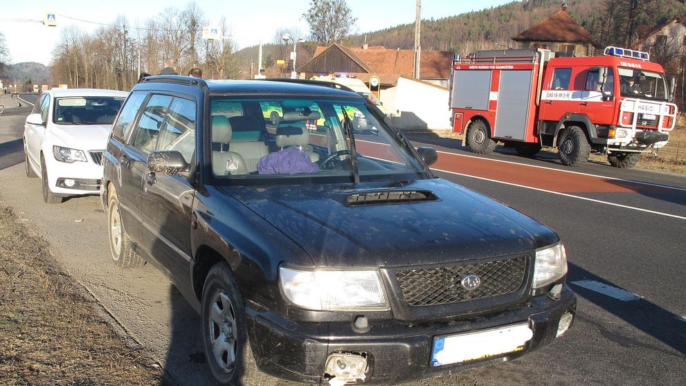 Auto srazilo školáka v Prostřední Bečvě