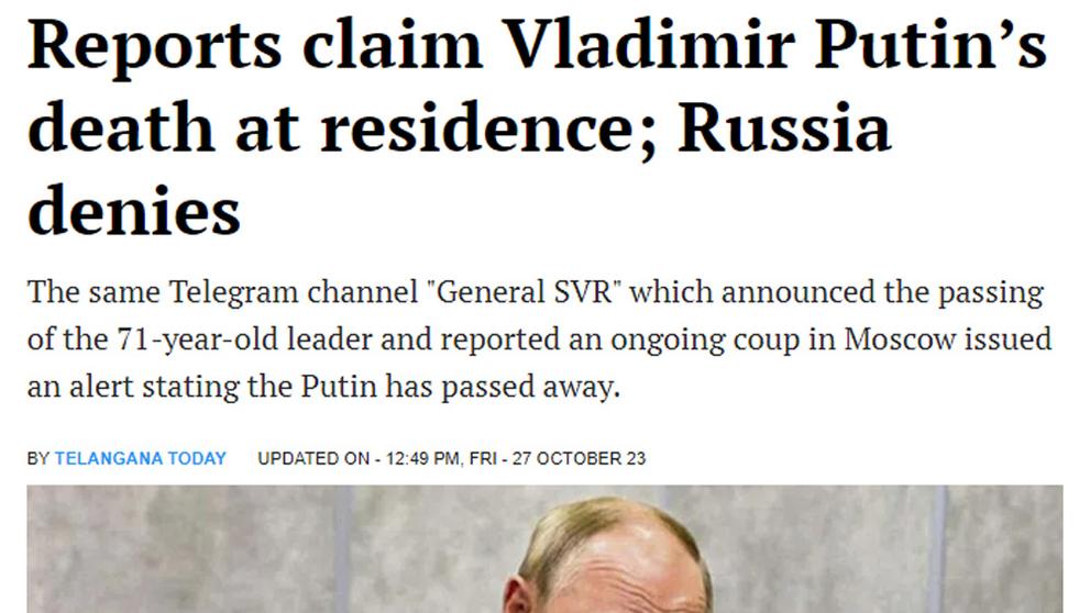 Putin Telangana Today