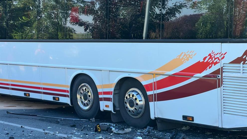 Nehoda autobusu na Chodově