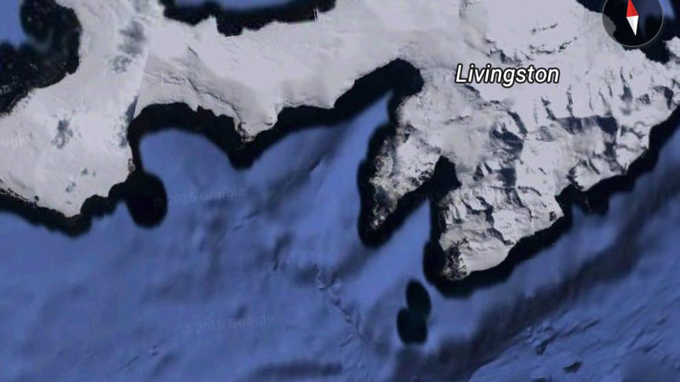 Kraken na Google Earth - lokace