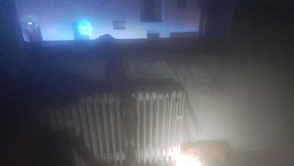 Požár domu v Olomouci