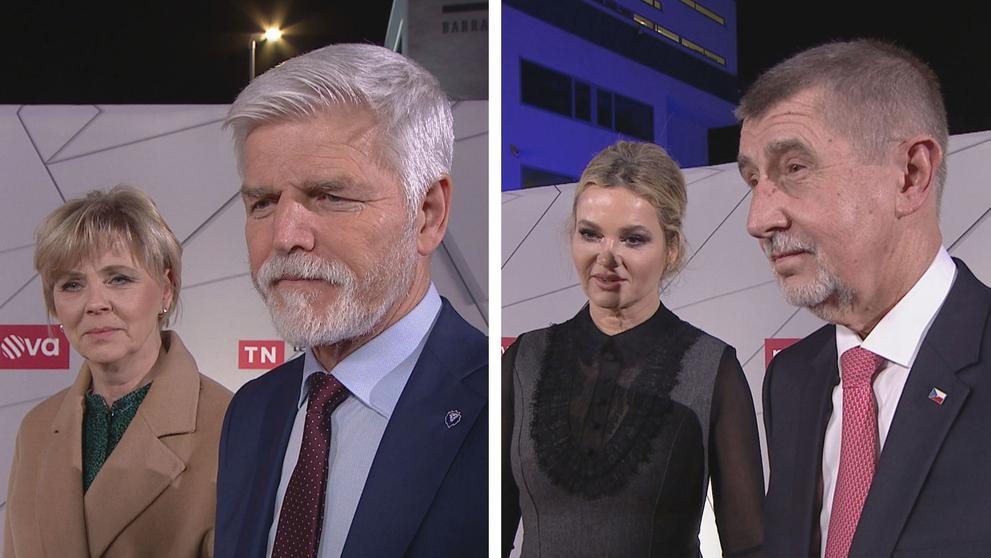 Petr Pavel Andrej Babiš příjezd