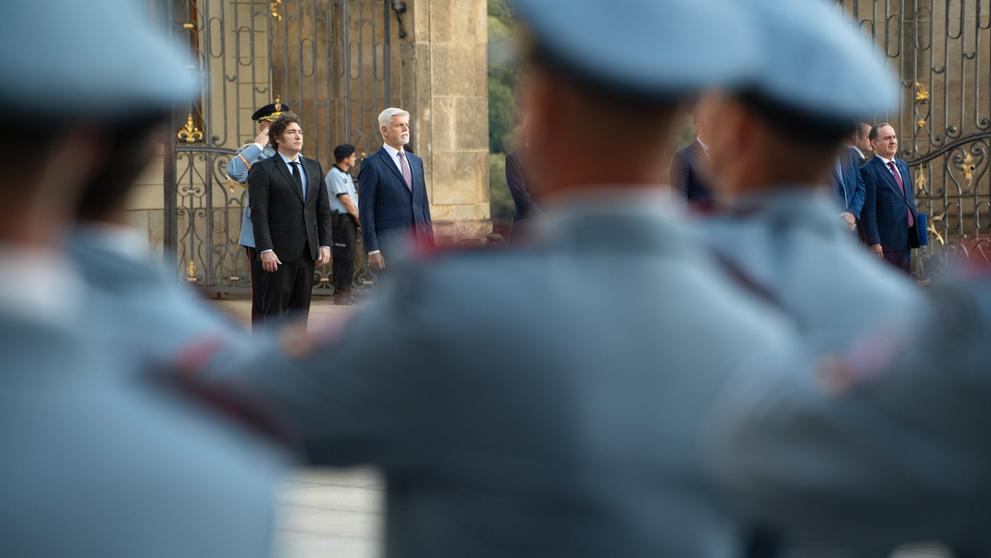 Prezident Petr Pavel a prezident Argentiny Javier Milei  (4)