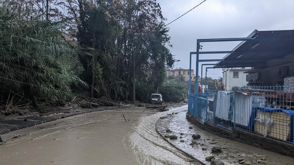 Sesuv půdy na ostrově Ischia