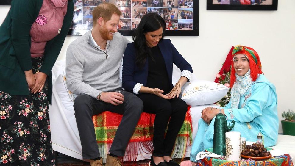 Vévodkyně Meghan na henovém ceremoniálu