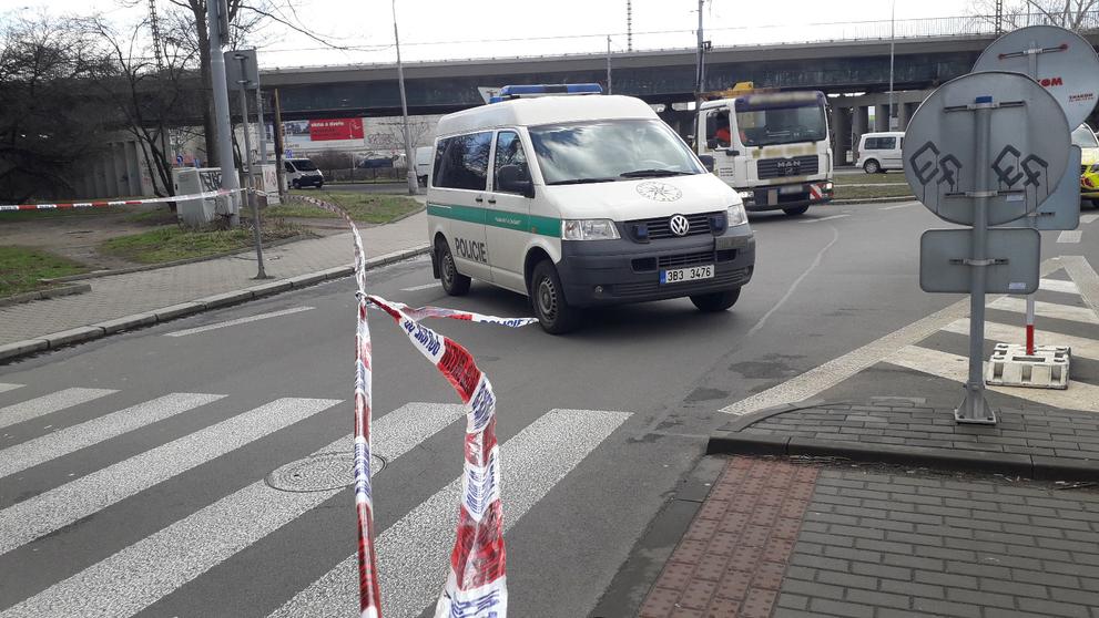 Sražená chodkyně v Brně - 1