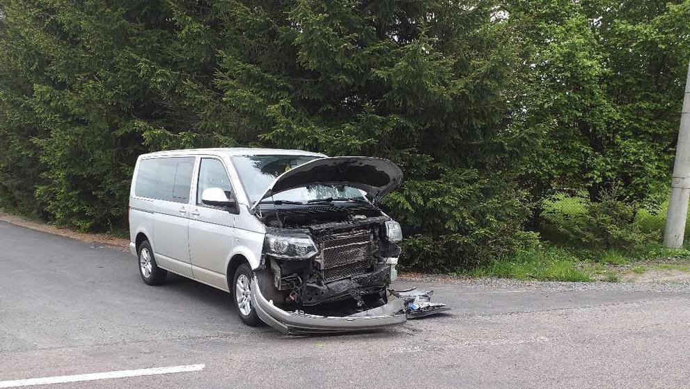Dopravní nehoda u obce Vápený Podol - Nerozhovice