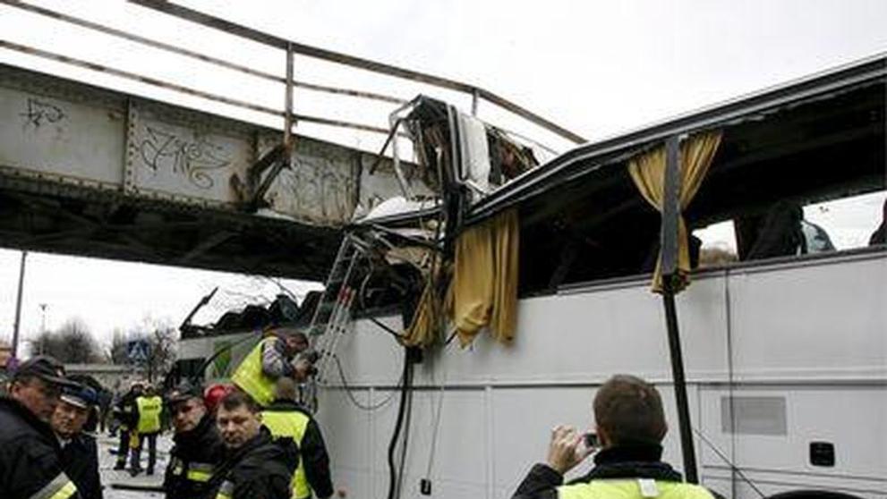 Nehoda autobusu v Polsku