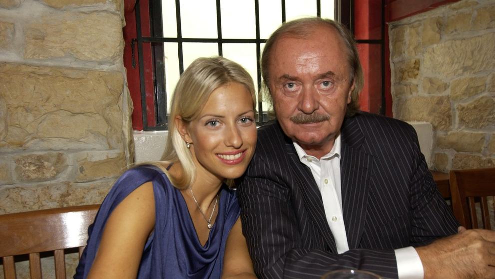 František Janeček a Tereza Mátlová s dcerou - 2005