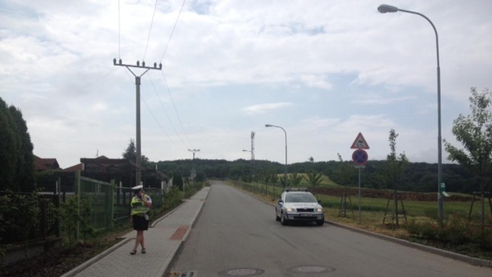Policejní zásah v Brně - Žebětíně - 3