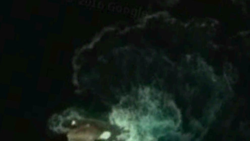 Kraken na Google Earth