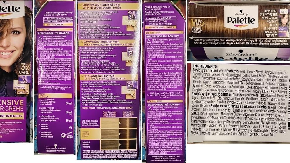 Barva na vlasy Schwarzkpf Palette W5 Nugát